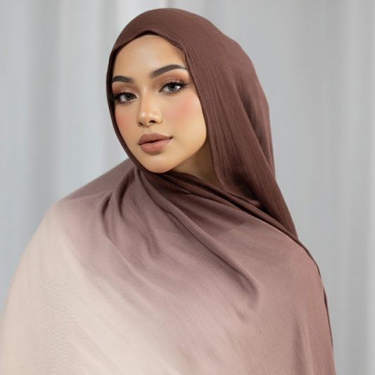 Ombre Linen Hijab